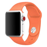 Curea de silicon pentru Apple Watch - ORANGE