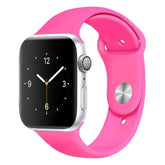 Curea de silicon pentru Apple Watch - PINK NEON