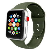 Curea de silicon pentru Apple Watch - GREEN