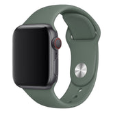 Curea de silicon pentru Apple Watch -PINE GREEN