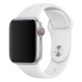 Curea de silicon pentru Apple Watch - WHITE