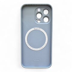 Husa din sticla Premium AG Glass MagSafe - Sierra Blue