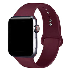 Curea de silicon pentru Apple Watch - DARK ROSE