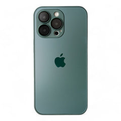 Husa din sticla Premium AG Glass MagSafe - Cangling Green