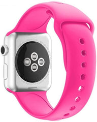 Curea de silicon pentru Apple Watch - PINK NEON